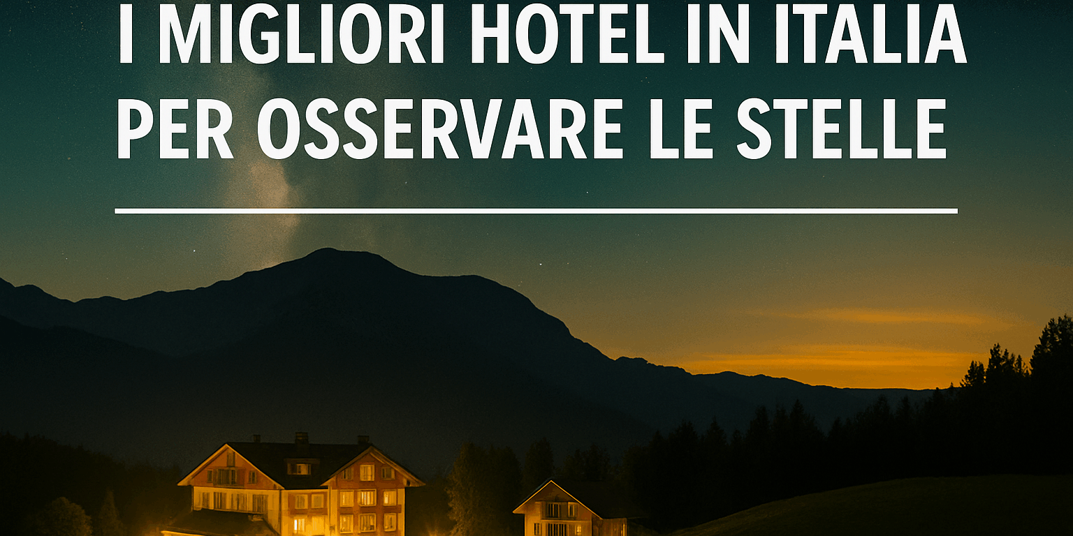 I migliori hotel d’Italia per vedere le stelle